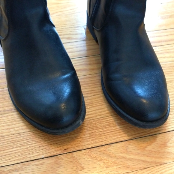 Black Harlow Tia High Boot - Sz 8 - Picture 2 of 4